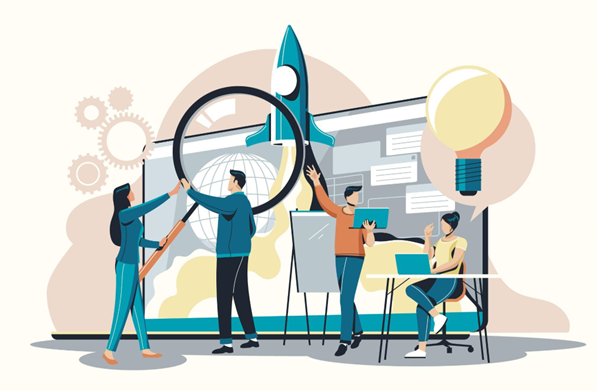 image de personnes créant une entreprise